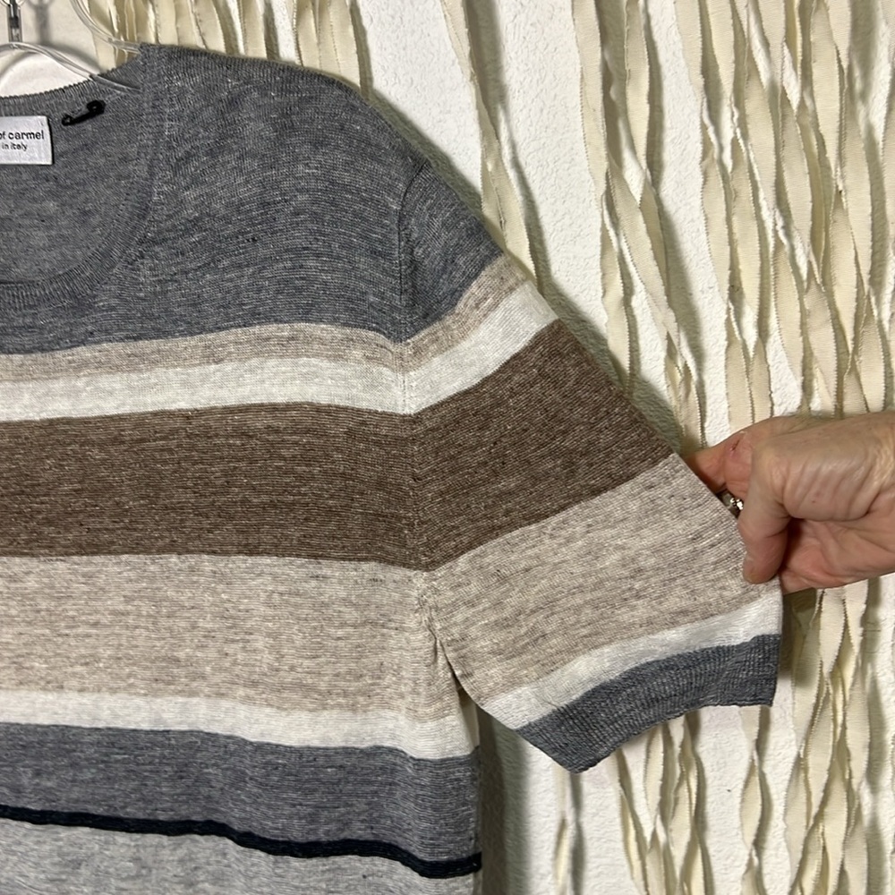 Khakis of Carmel NWOIT Men's Short Sleeve Knit Linen Top Size 54/XXL - Picture 2 of 7